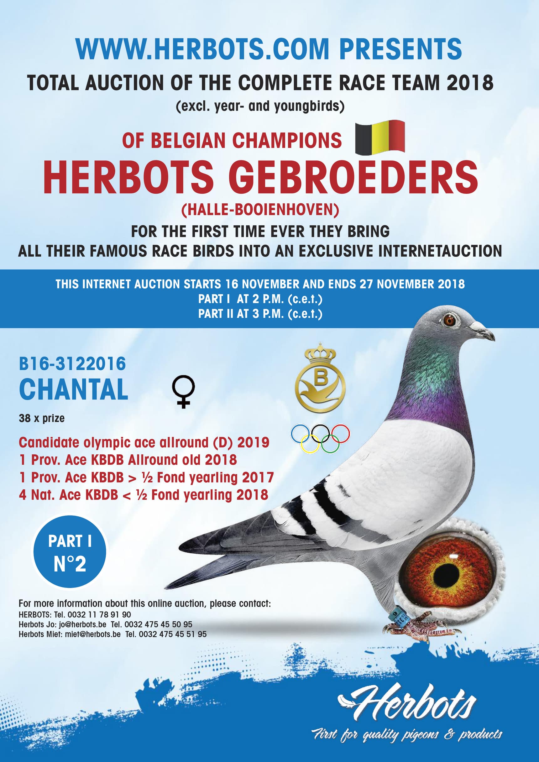 Herbots Total Auction Racing Team 2018 (ex. Young & Yearling)